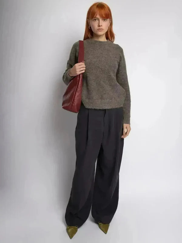 Scarlett Distressed Leather Tote